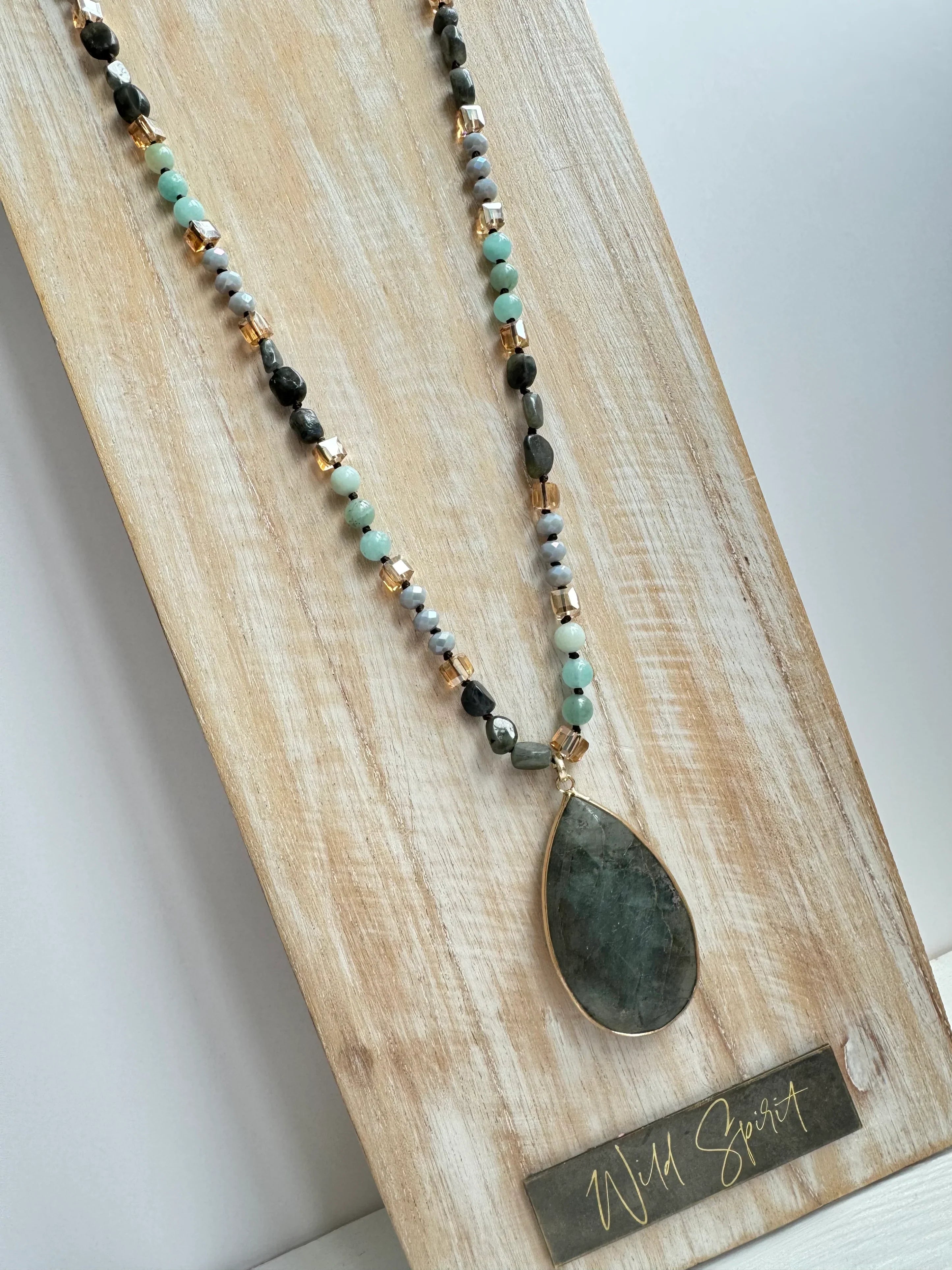 Labradorite Cleo Necklace - Jewellery - Scotland