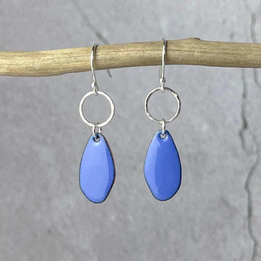 Lapis Pebble Earrings