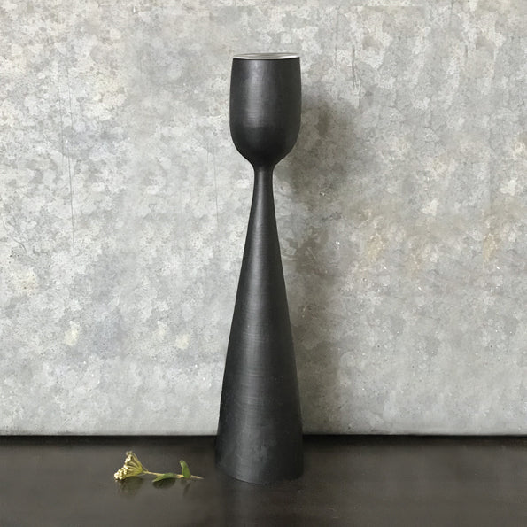 Large Black Tealight Holder - The Nancy Smillie Shop - Art, Jewellery & Designer Gifts Glasgow