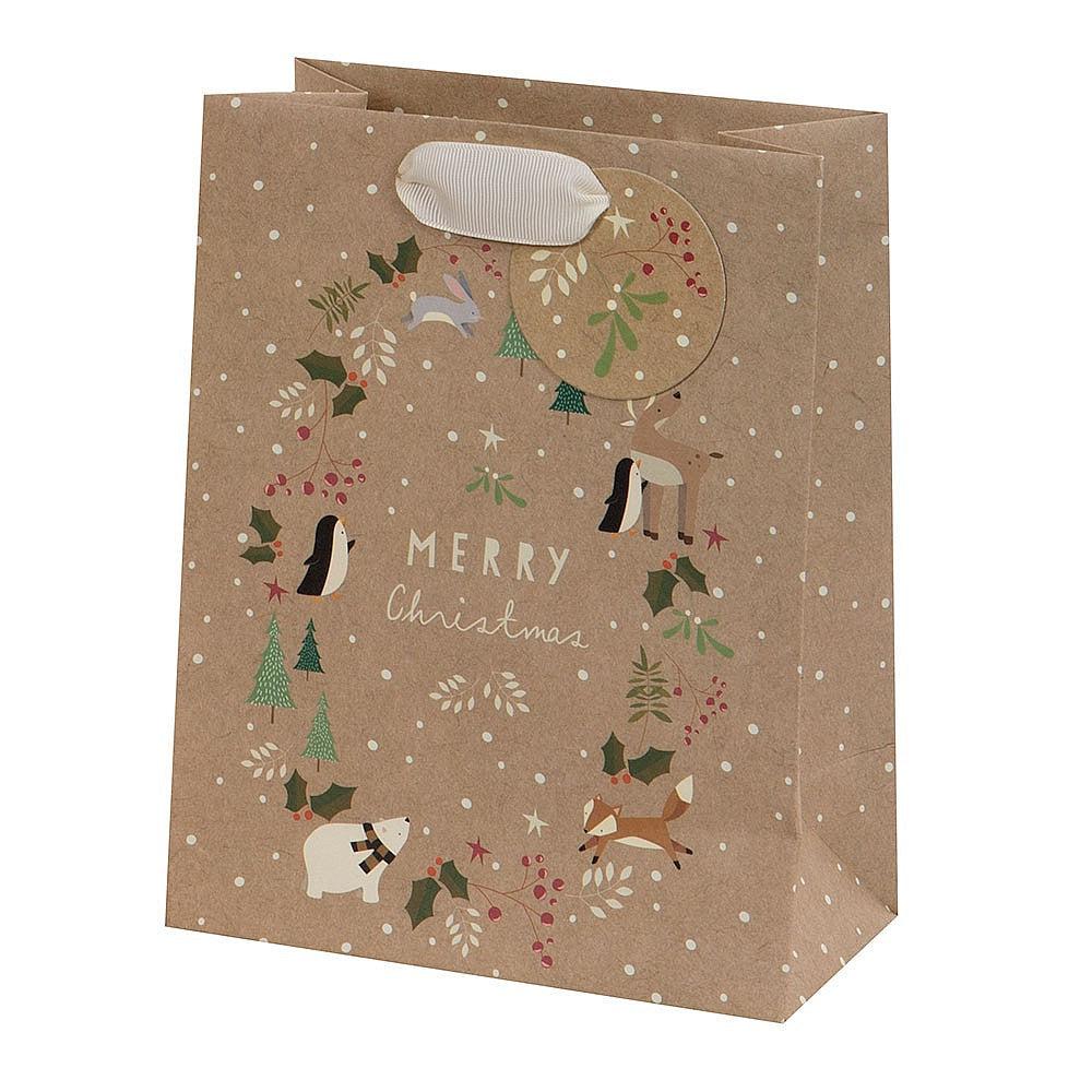 Large Christmas Friends Gift Bag - The Nancy Smillie Shop - Art, Jewellery & Designer Gifts Glasgow