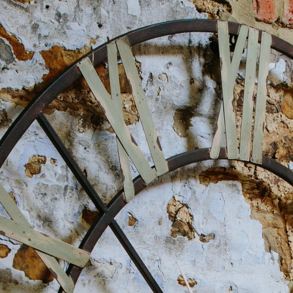 Large Iron Clock - The Nancy Smillie Shop - Art, Jewellery & Designer Gifts Glasgow