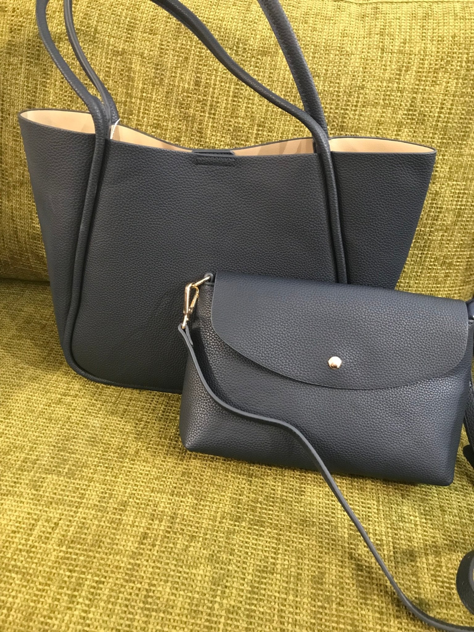 Large Navy Tote Bag - The Nancy Smillie Shop - Art, Jewellery & Designer Gifts Glasgow