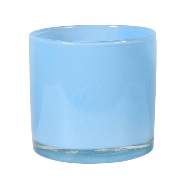 Large Sky Blue Candleholder - The Nancy Smillie Shop - Art, Jewellery & Designer Gifts Glasgow