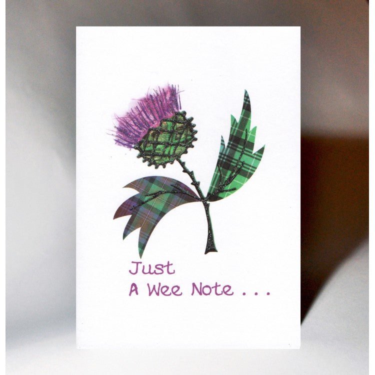 Large Thistle Card - The Nancy Smillie Shop - Art, Jewellery & Designer Gifts Glasgow