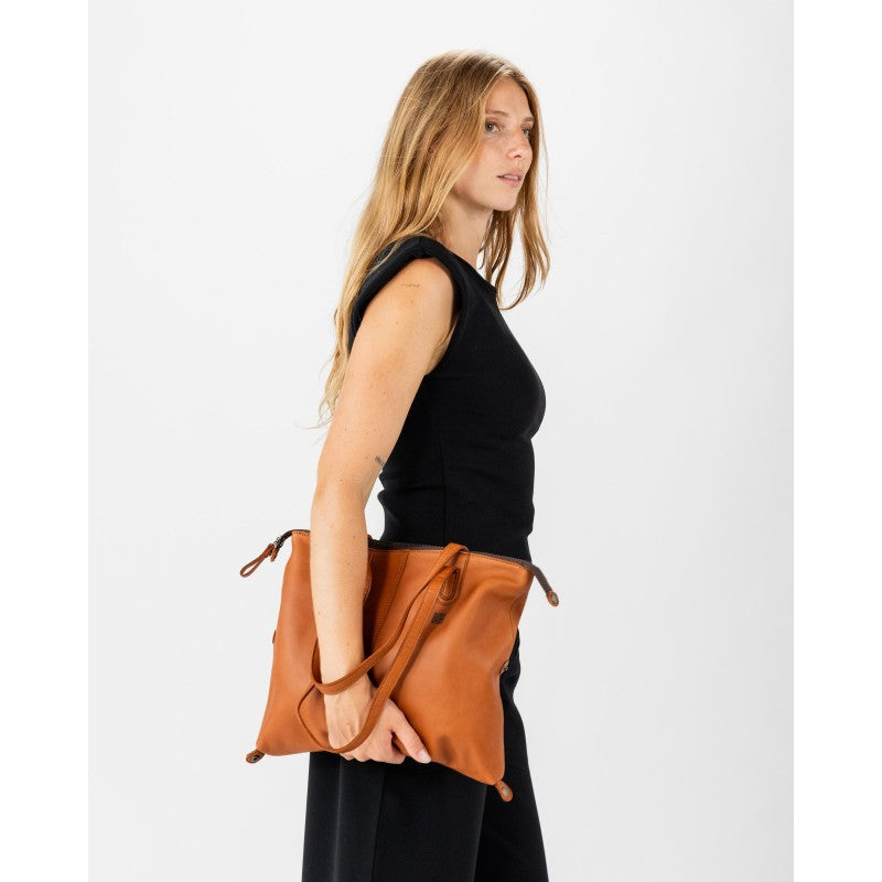 Tan Hooper Shoulder Bag