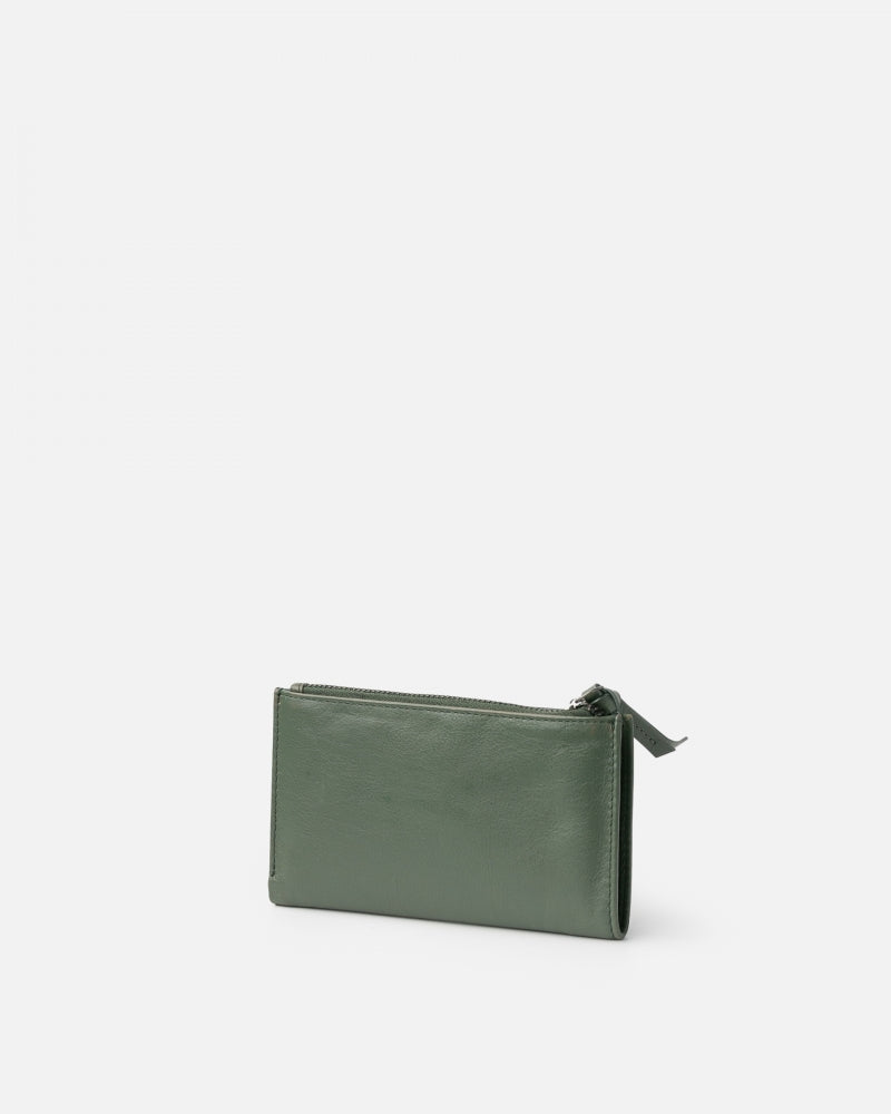Dark Green Valley Winter Wallet