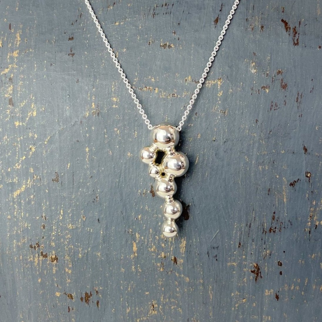 Midnight Rain Pendant - The Nancy Smillie Shop - Art, Jewellery & Designer Gifts Glasgow