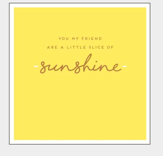 Little Slice of Sunshine Card - The Nancy Smillie Shop - Art, Jewellery & Designer Gifts Glasgow