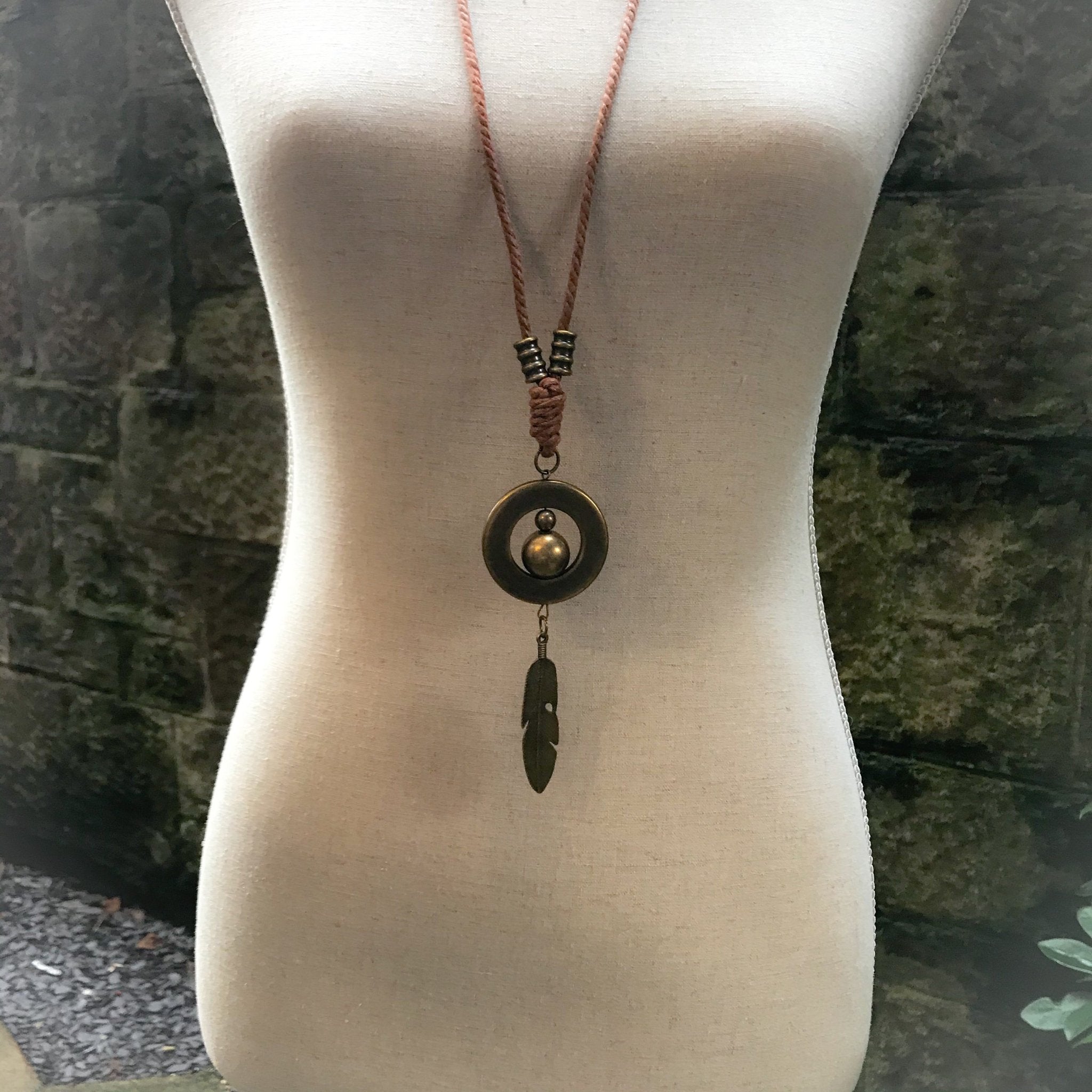 Long Feather Necklace - The Nancy Smillie Shop - Art, Jewellery & Designer Gifts Glasgow