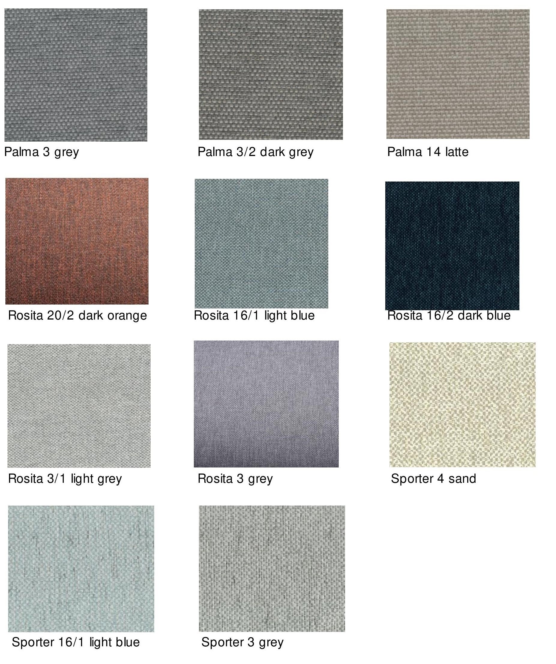 Lydia 2-Seater Sofa in Grey with Neutral Fabric Swatches