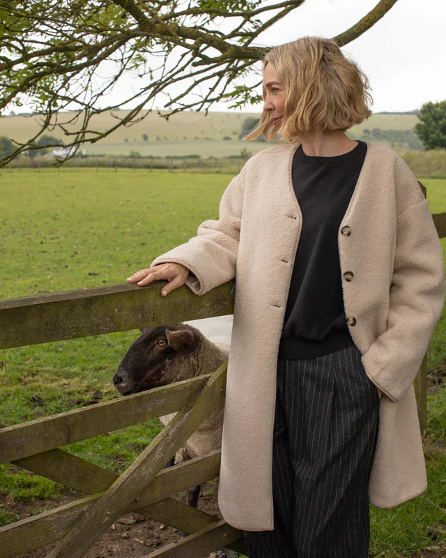 Maggie Coat Cream - Clothing - Scotland