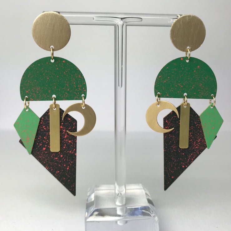 Masca Carnival Earrings - The Nancy Smillie Shop - Art, Jewellery & Designer Gifts Glasgow