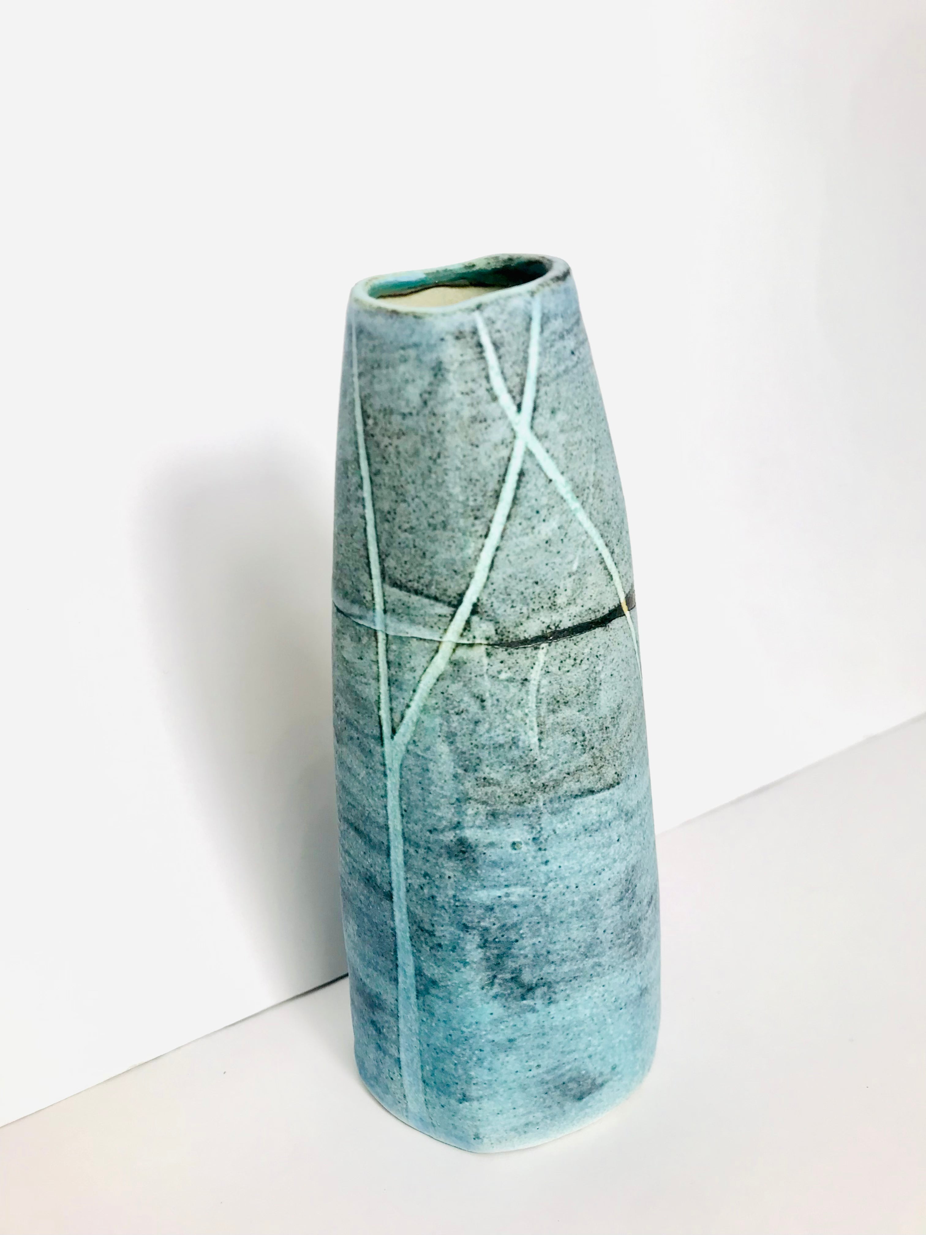 Medium Curved Vase - The Nancy Smillie Shop - Art, Jewellery & Designer Gifts Glasgow