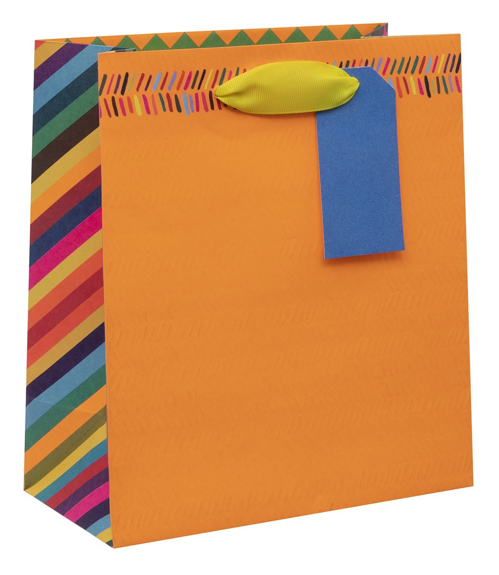 Medium Tangy Tangerine Gift Bag - Bags & Clutches - Scotland