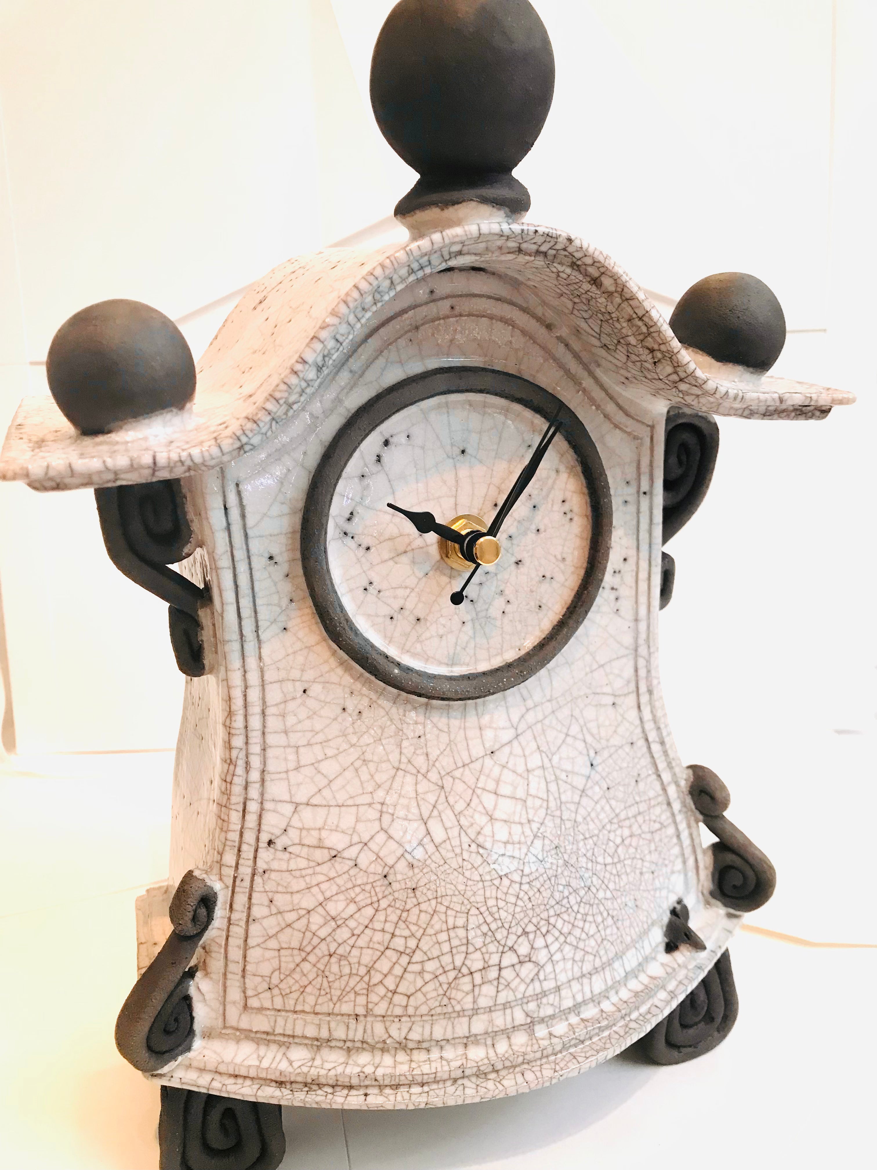 Medium White Clock - The Nancy Smillie Shop - Art, Jewellery & Designer Gifts Glasgow