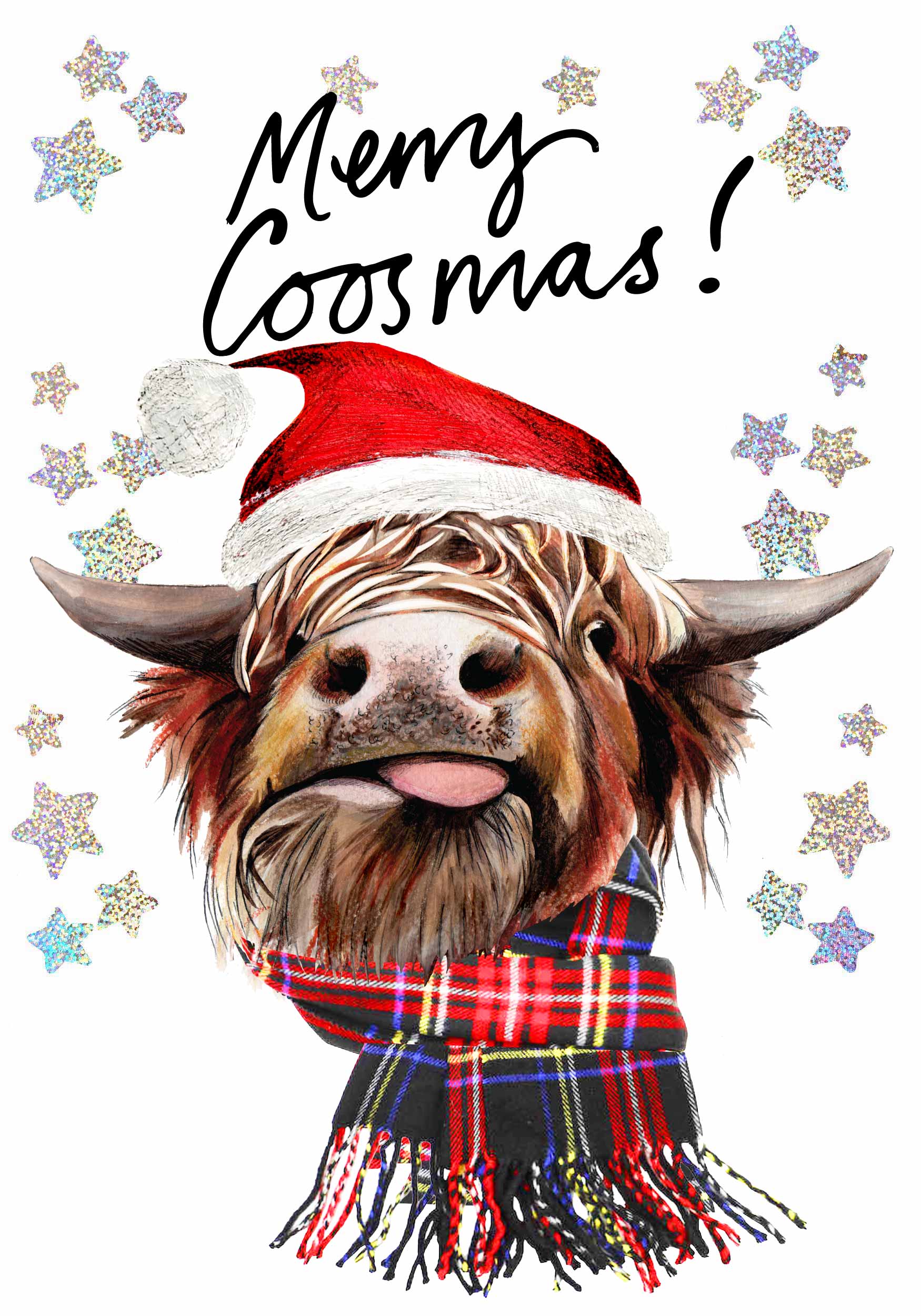 Merry Coosmas from Glasgow - All our cards! - we can send them for you. - Scotland