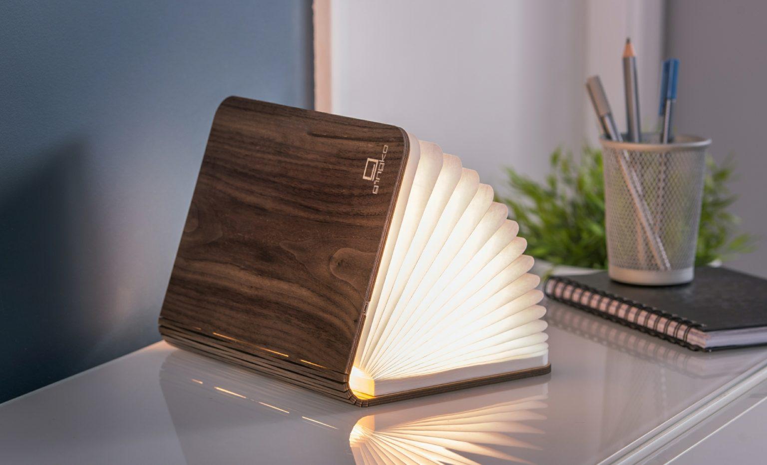 Mini Walnut Booklight - The Nancy Smillie Shop - Art, Jewellery & Designer Gifts Glasgow