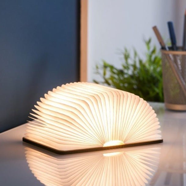 Mini Walnut Booklight - The Nancy Smillie Shop - Art, Jewellery & Designer Gifts Glasgow