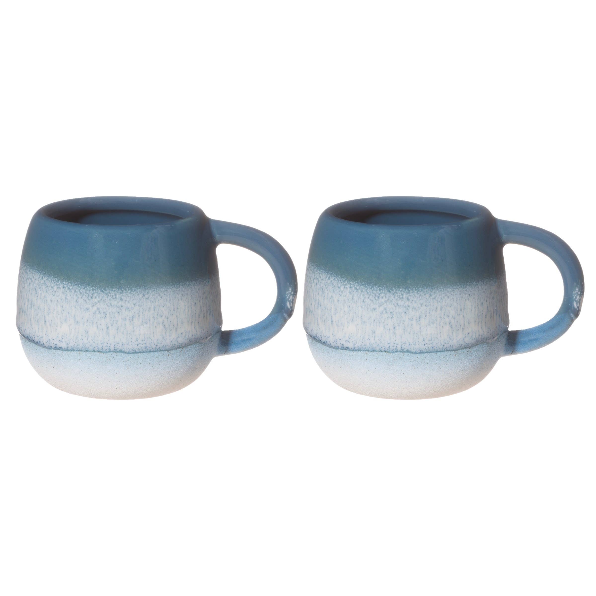 Mojave Glaze Espresso Blue Mug - Set of 2 - All House & Home - Scotland