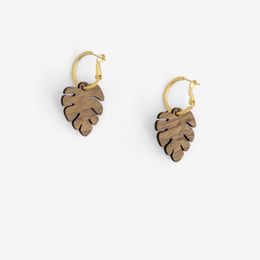 Monstera Earrings - The Nancy Smillie Shop - Art, Jewellery & Designer Gifts Glasgow