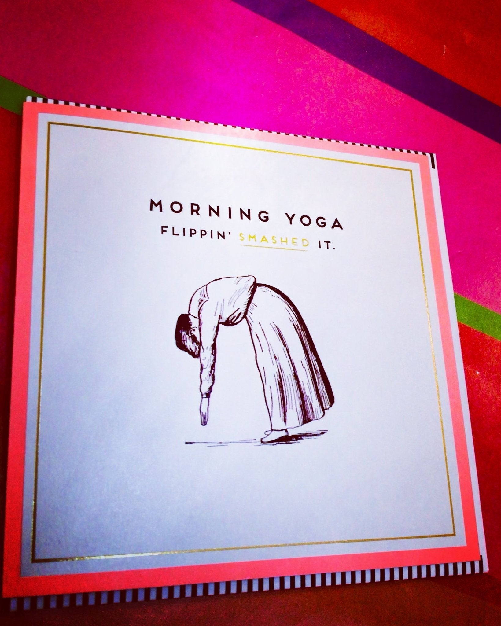 Morning Yoga - The Nancy Smillie Shop - Art, Jewellery & Designer Gifts Glasgow