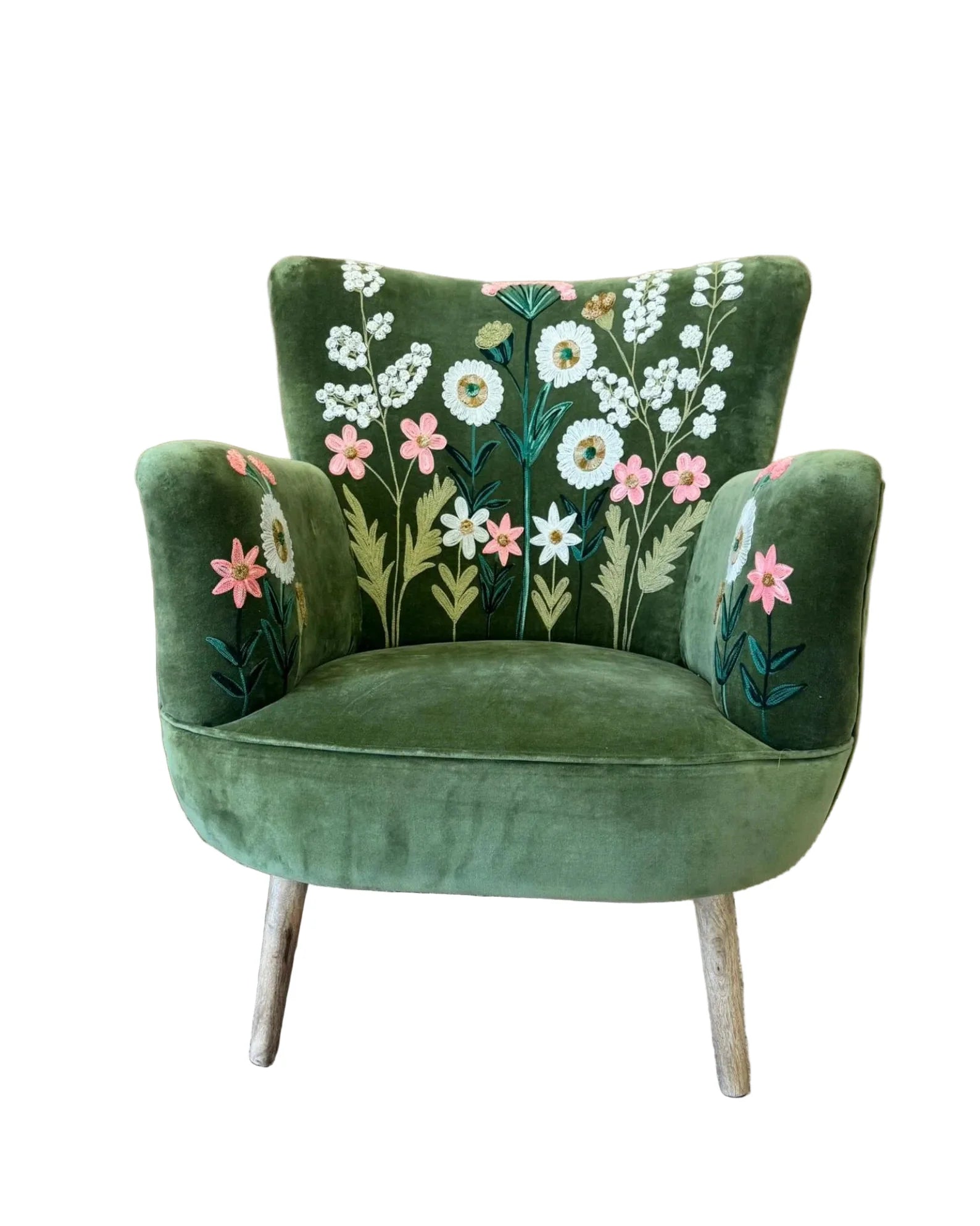 Moss Amelia Chair Velvet Design - Armchairs - Scotland