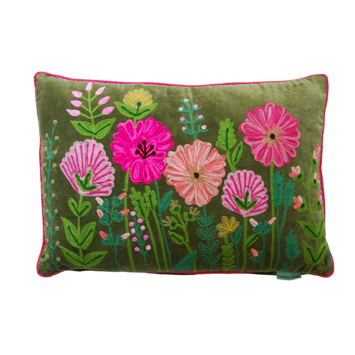 Moss Ensley Velvet Cushion - All House & Home - Scotland