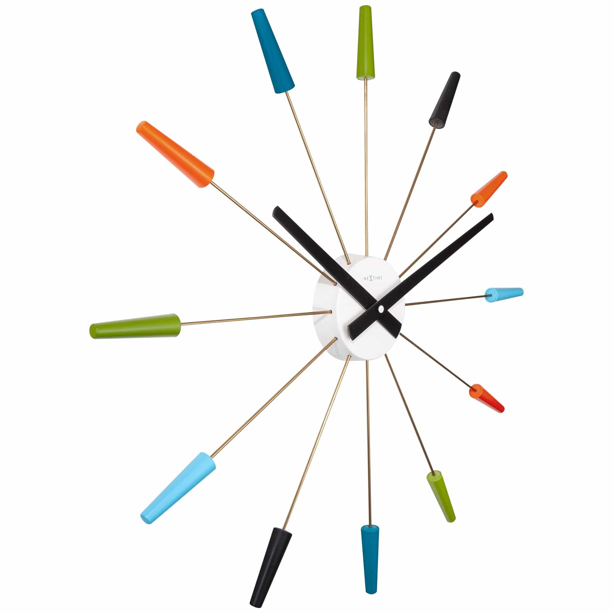 Multi Coloured Splash Wall Clock - The Nancy Smillie Shop - Art, Jewellery & Designer Gifts Glasgow