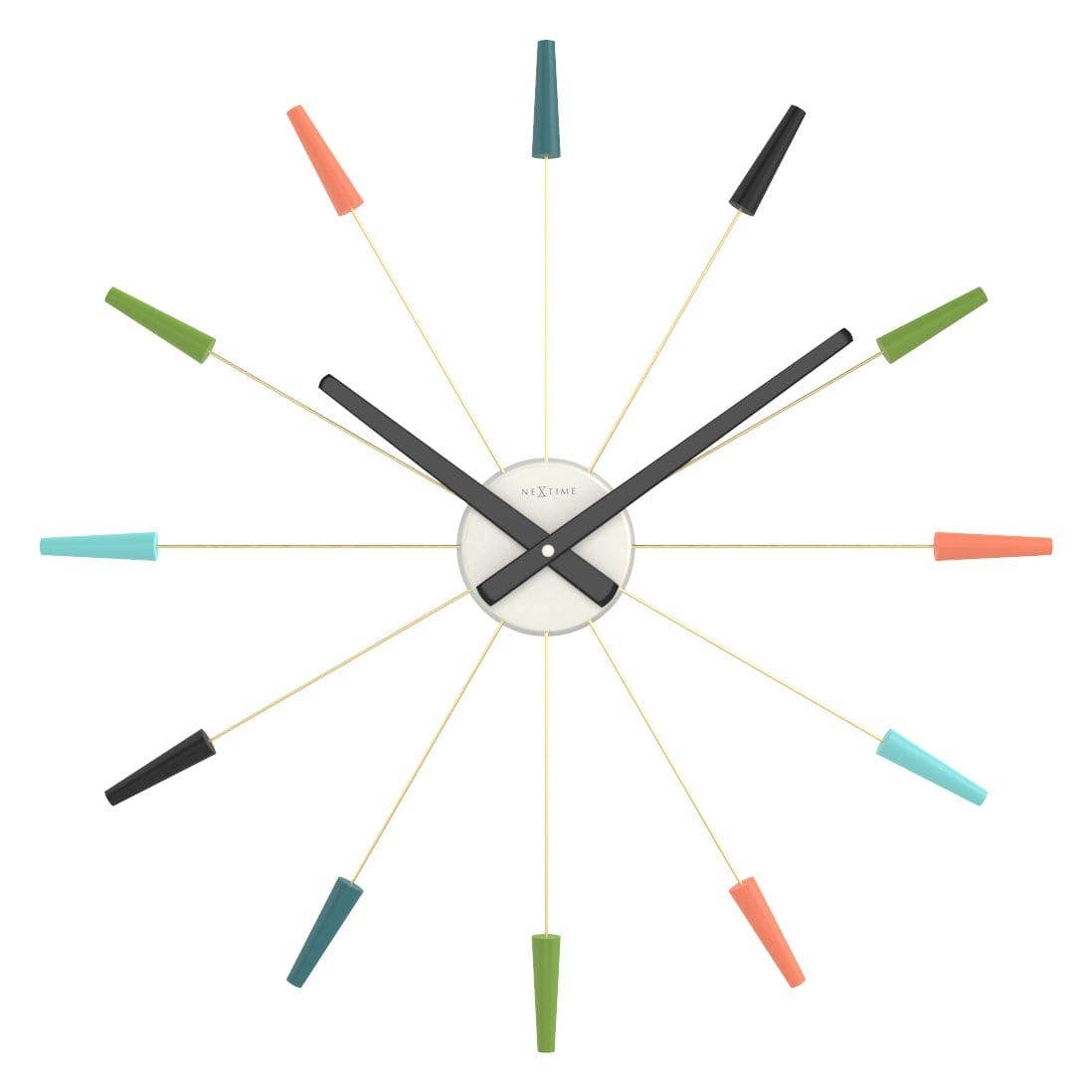 Multi Coloured Splash Wall Clock - The Nancy Smillie Shop - Art, Jewellery & Designer Gifts Glasgow