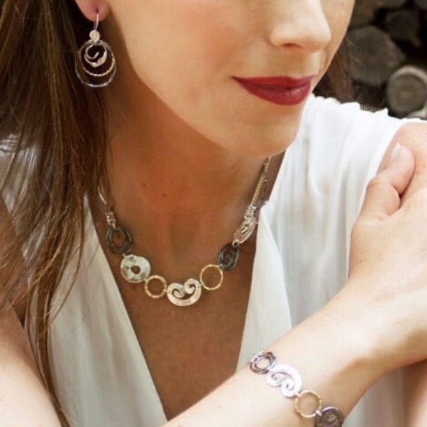 Multi Metal Necklace - The Nancy Smillie Shop - Art, Jewellery & Designer Gifts Glasgow