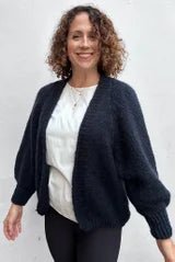 Navy Mohair Cardigan - The Nancy Smillie Shop - Art, Jewellery & Designer Gifts Glasgow