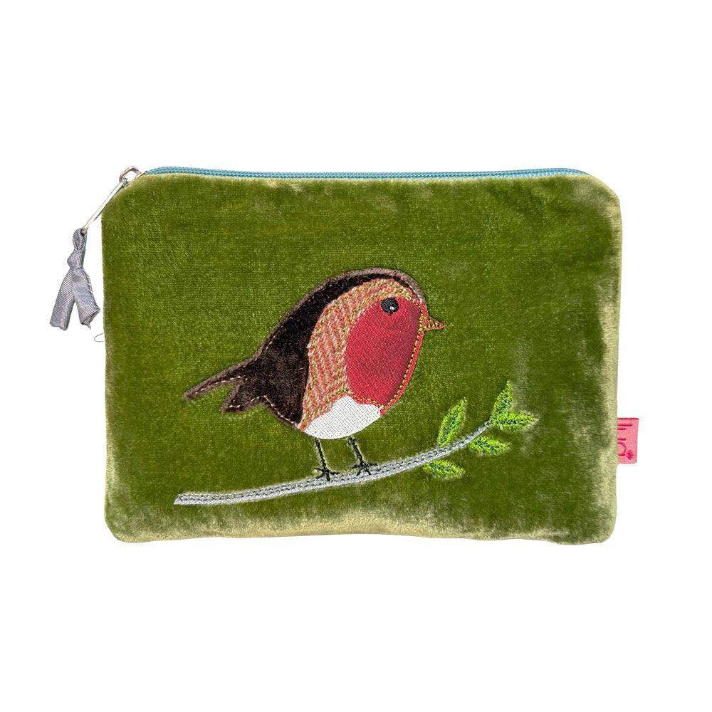 Olive Robin Purse - ALL ITEMS - Scotland