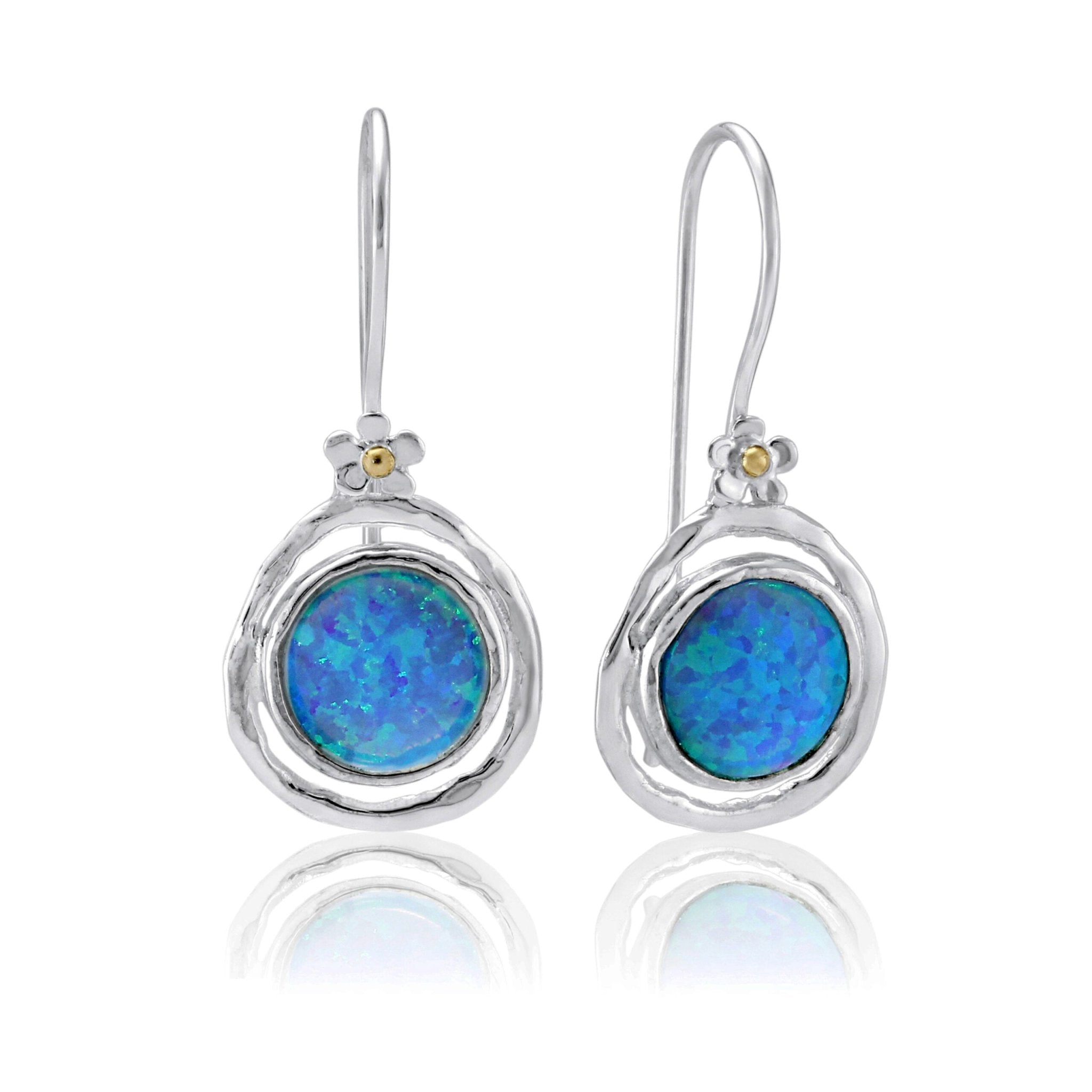 Opalite Hook Earrings - The Nancy Smillie Shop - Art, Jewellery & Designer Gifts Glasgow