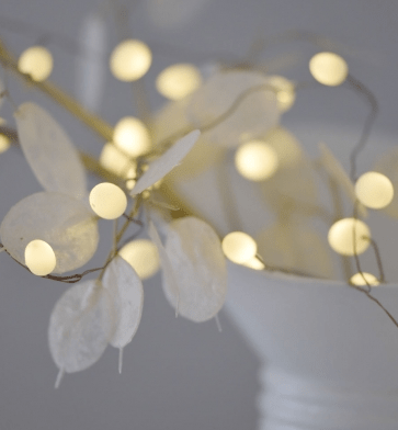 Opaque Teardrop Battery Lights - The Nancy Smillie Shop - Art, Jewellery & Designer Gifts Glasgow