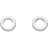 Open Circle Stud Earrings - The Nancy Smillie Shop - Art, Jewellery & Designer Gifts Glasgow