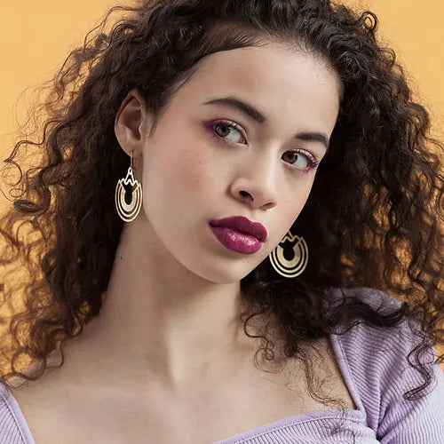 Opla Gold-Plated Earrings | The Nancy Smillie Shop - Art, Jewellery & Designer Gifts Glasgow Scotland