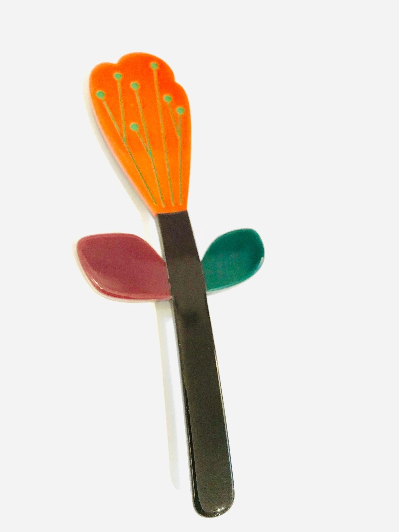 Orange Flower Brooch - The Nancy Smillie Shop - Art, Jewellery & Designer Gifts Glasgow