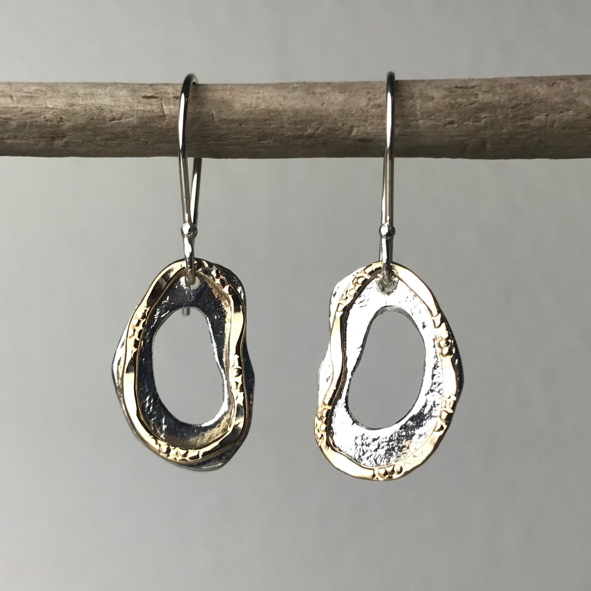 Organic Ovals Earrings - The Nancy Smillie Shop - Art, Jewellery & Designer Gifts Glasgow
