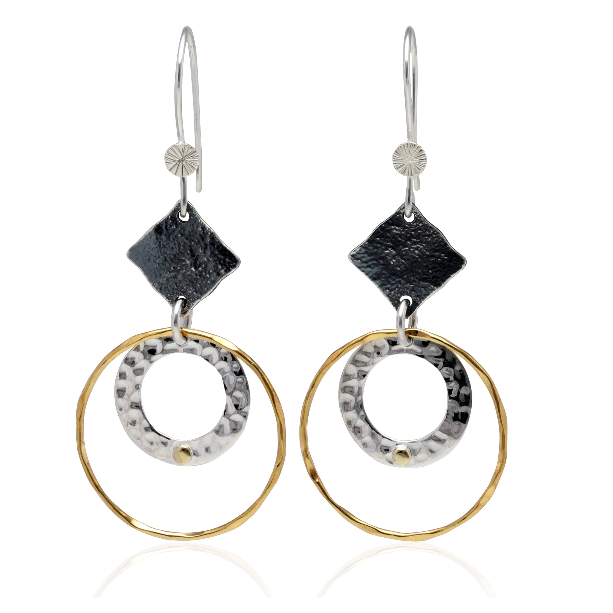 Organic Two-Tone Drops - The Nancy Smillie Shop - Art, Jewellery & Designer Gifts Glasgow