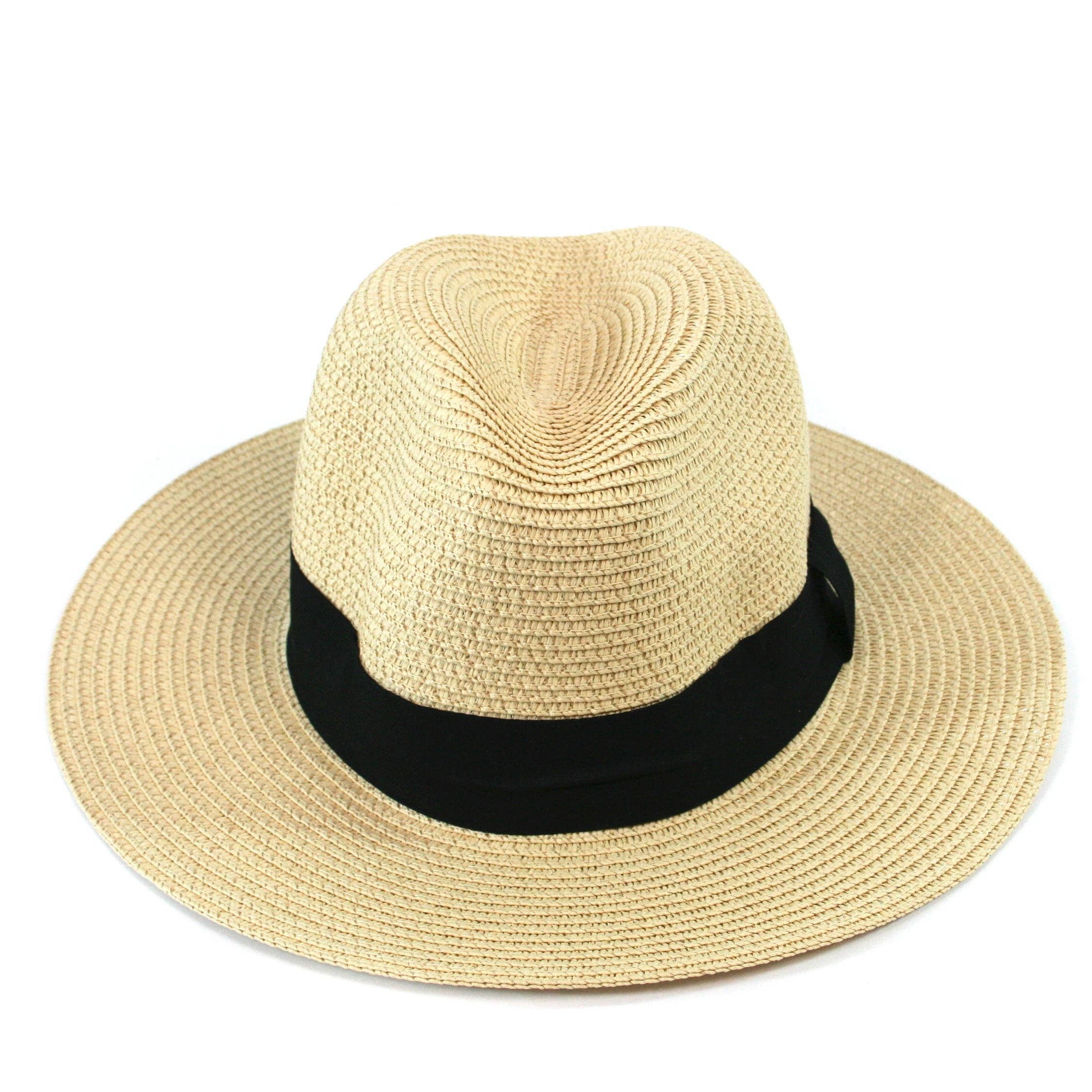 Panama Style Foldable Sun Hat in Bag - Medium (57cm) - ALL ITEMS - Scotland