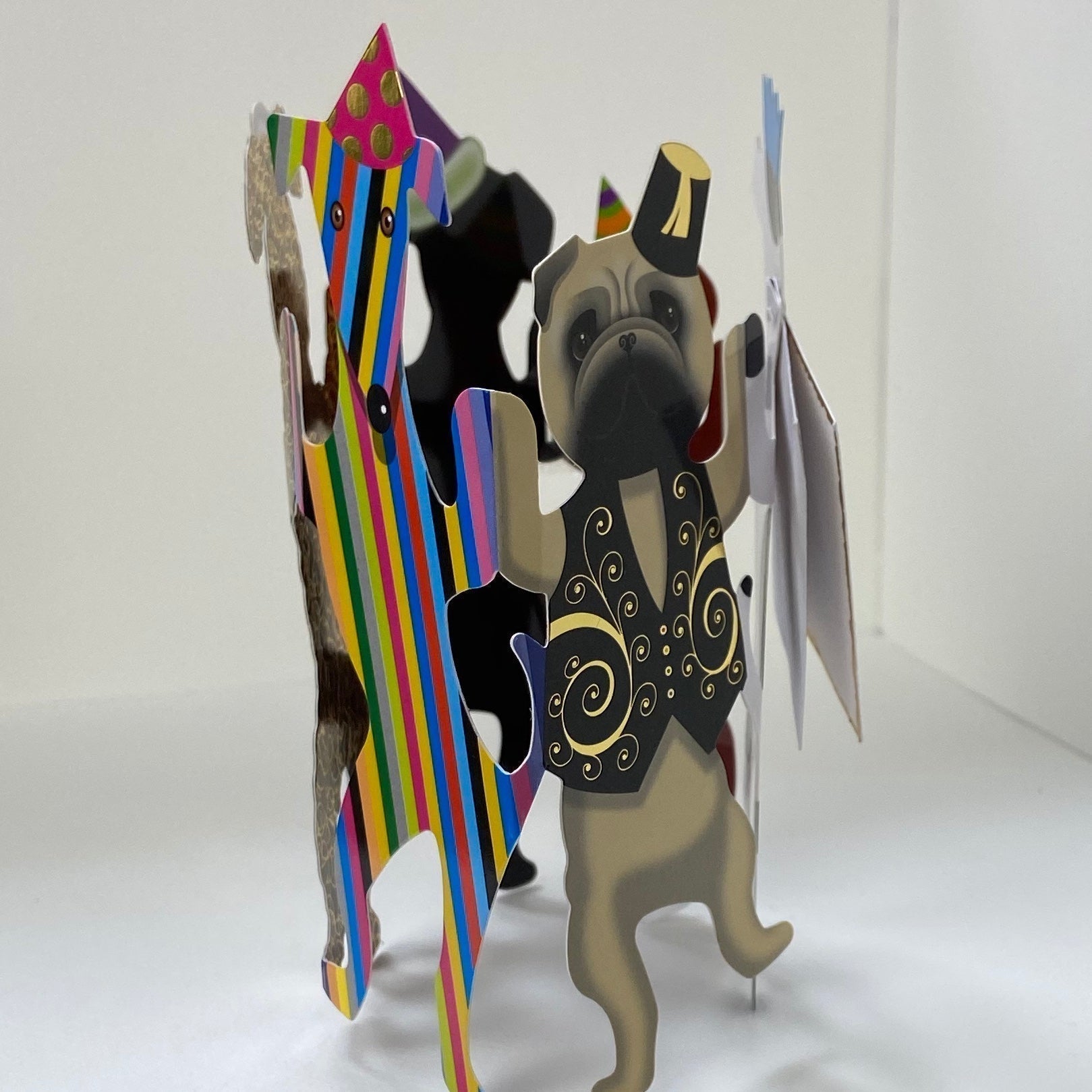 Party Dogs Card - The Nancy Smillie Shop - Art, Jewellery & Designer Gifts Glasgow