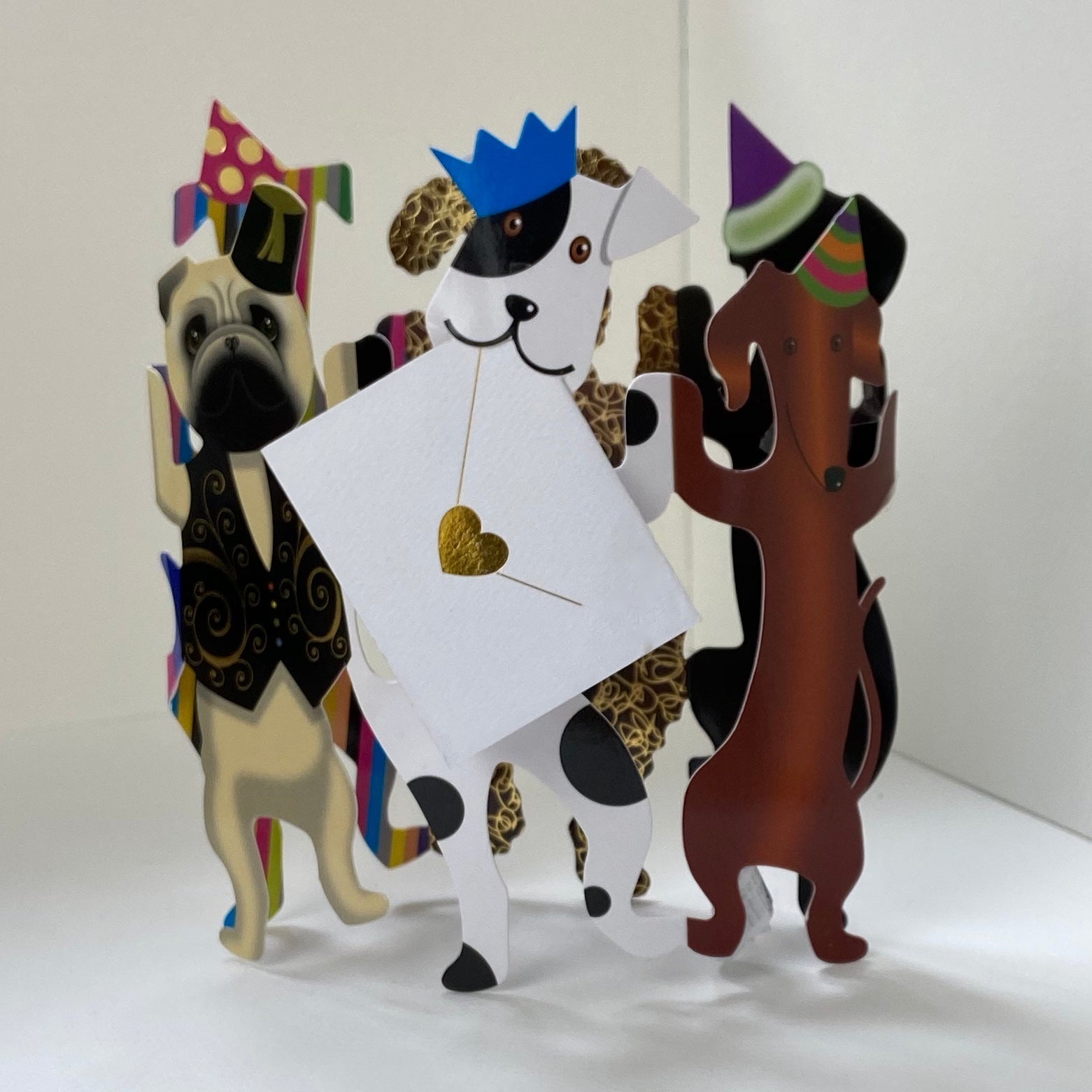 Party Dogs Card - The Nancy Smillie Shop - Art, Jewellery & Designer Gifts Glasgow