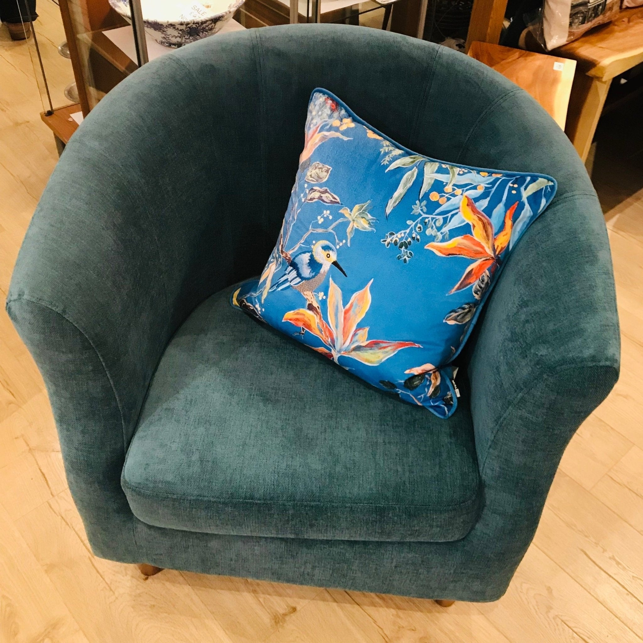 Petrol June chair - The Nancy Smillie Shop - Art, Jewellery & Designer Gifts Glasgow