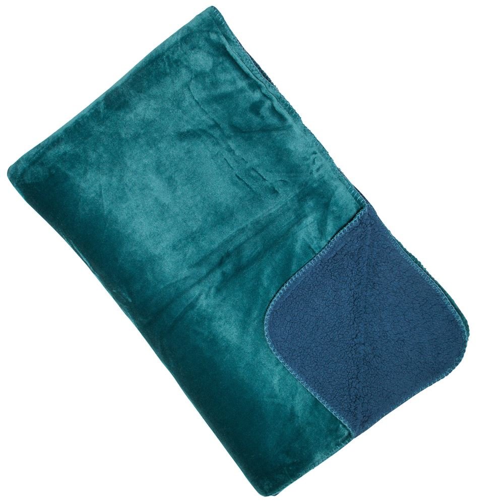 Petrol Softest Fleece Throw - The Nancy Smillie Shop - Art, Jewellery & Designer Gifts Glasgow
