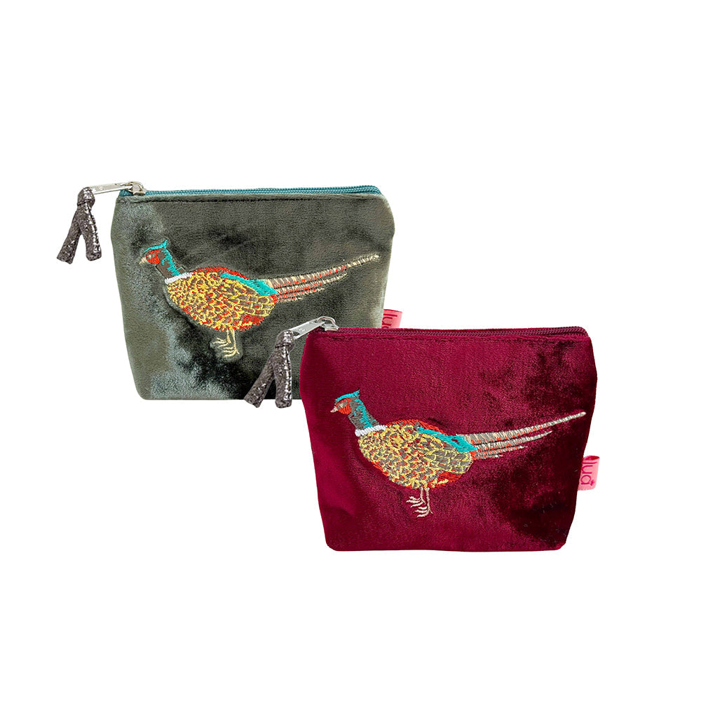 Pheasant Mini Purse Sage - Bags & Clutches - Scotland