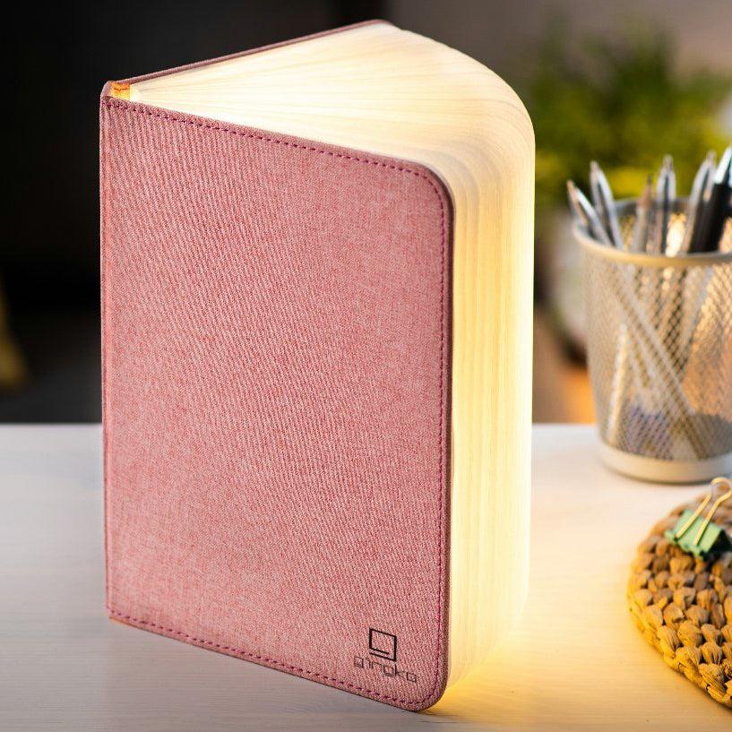 Pink Fabric Large Book Light - The Nancy Smillie Shop - Art, Jewellery & Designer Gifts Glasgow