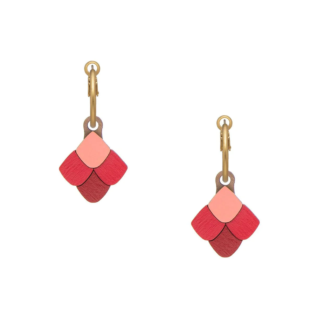 Pink Gaudi Scales Earrings - The Nancy Smillie Shop - Art, Jewellery & Designer Gifts Glasgow
