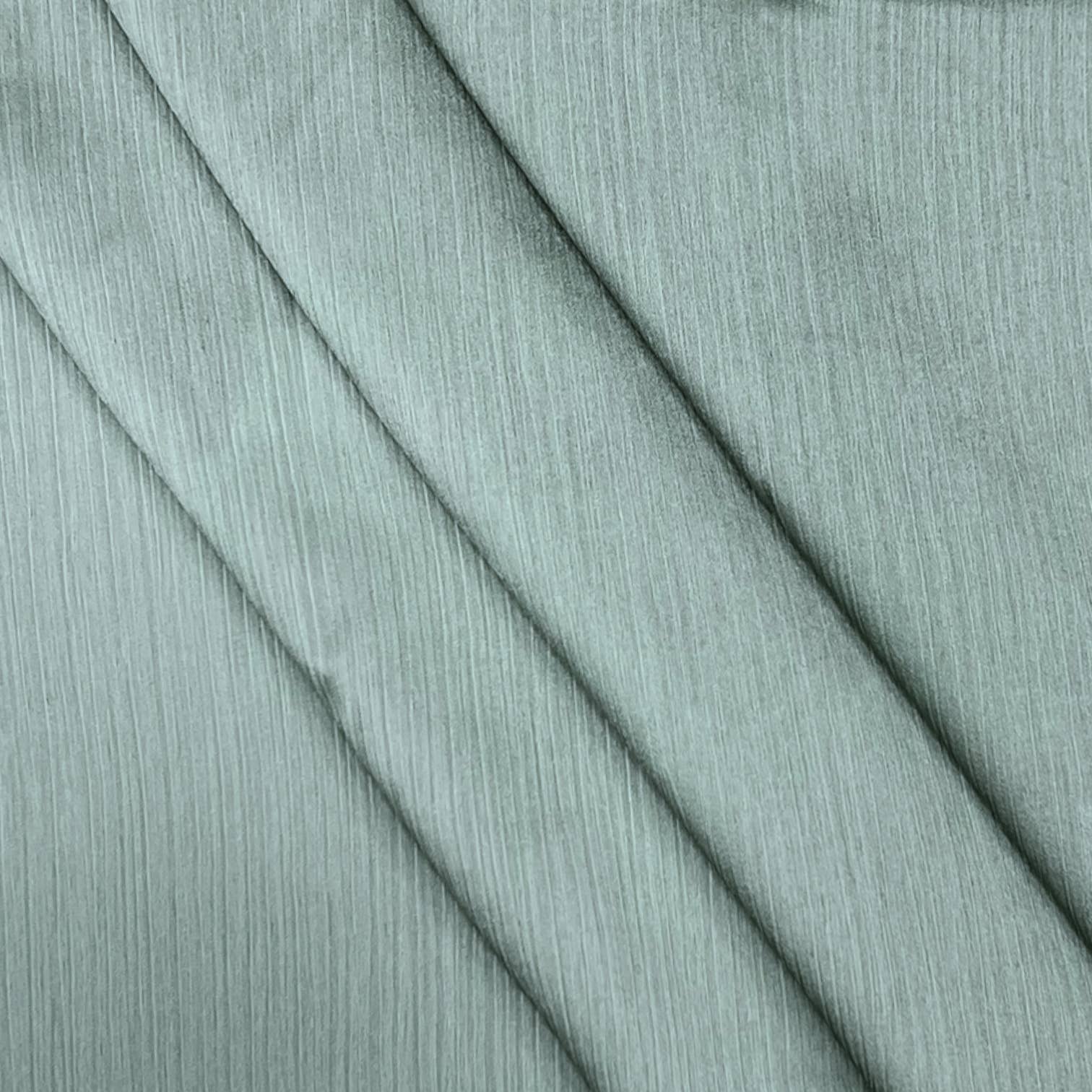 Plain Ribbed Long Satin Scarf: Silver - Scarves! - Scotland