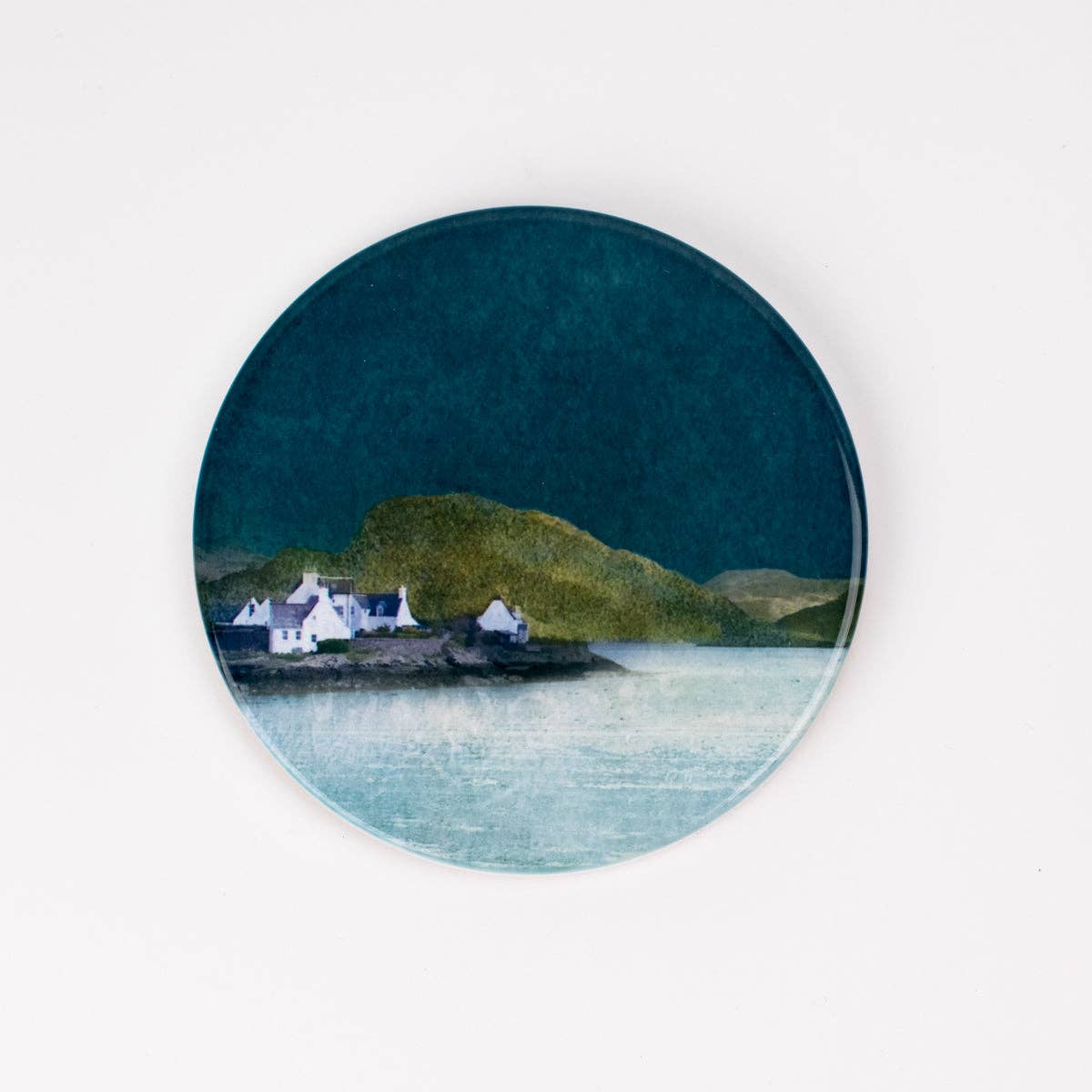 Plockton Ceramic Coaster Gift Boxed - Gifts Under £10 - Scotland