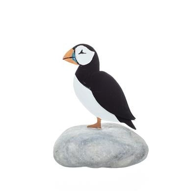 Puffin On Pebble - The Nancy Smillie Shop - Art, Jewellery & Designer Gifts Glasgow